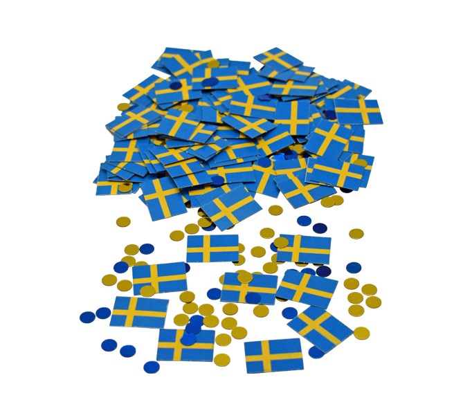 Konfetti Svenska Flaggan