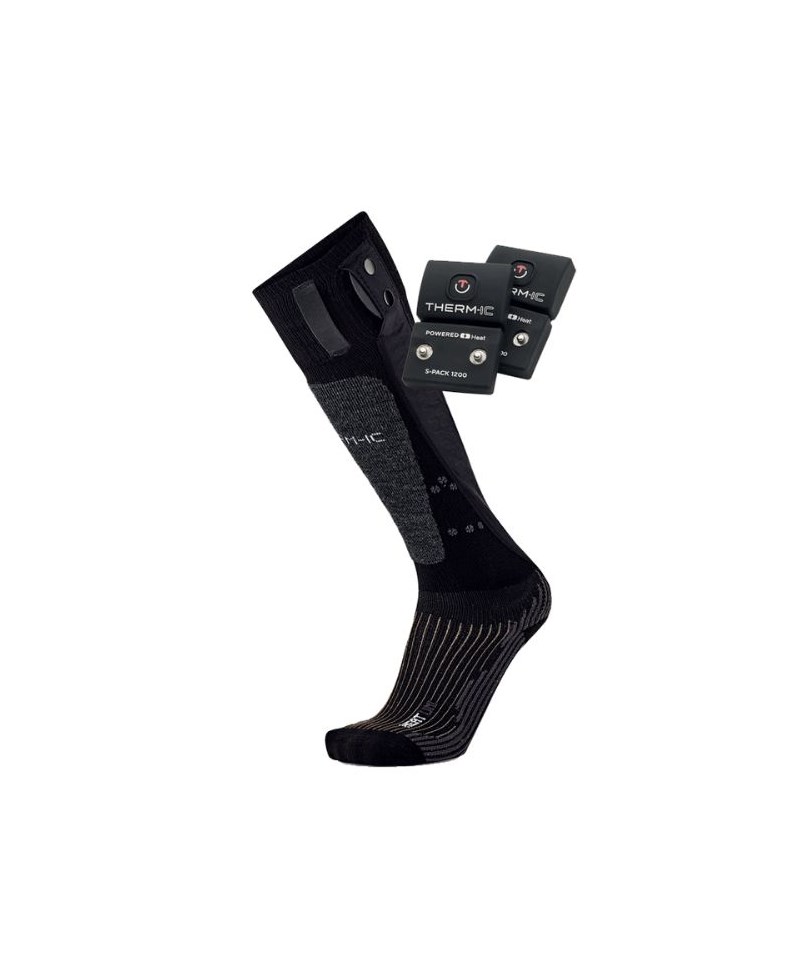 Therm-ic Sock Set Heat Uni + S-Pack 1200V Svart