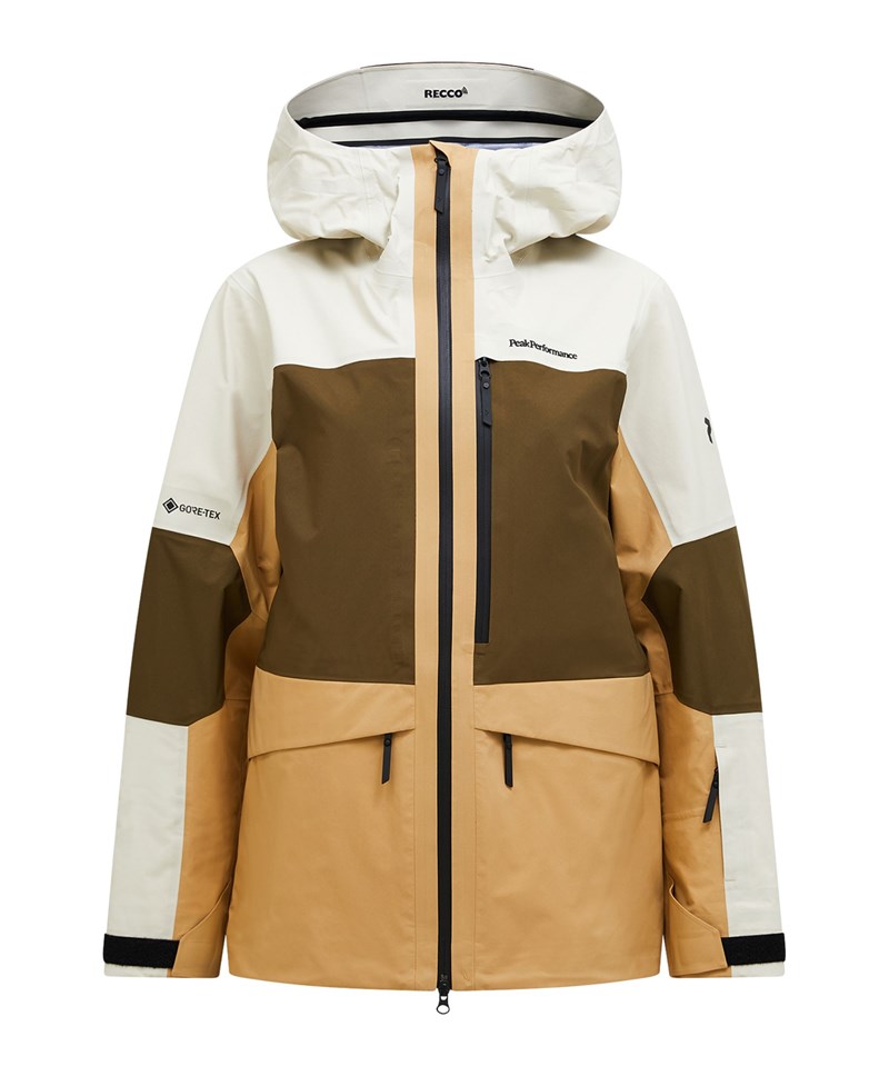 Peak Performance W Gravity Gore-Tex 3L Jacket SIERRA SAND/Meadow Moss/