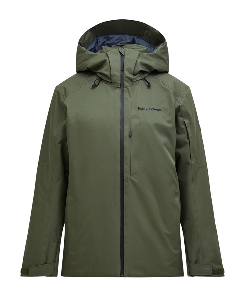Peak Performance M Maroon Insulated Jacket PINE NEEDLE