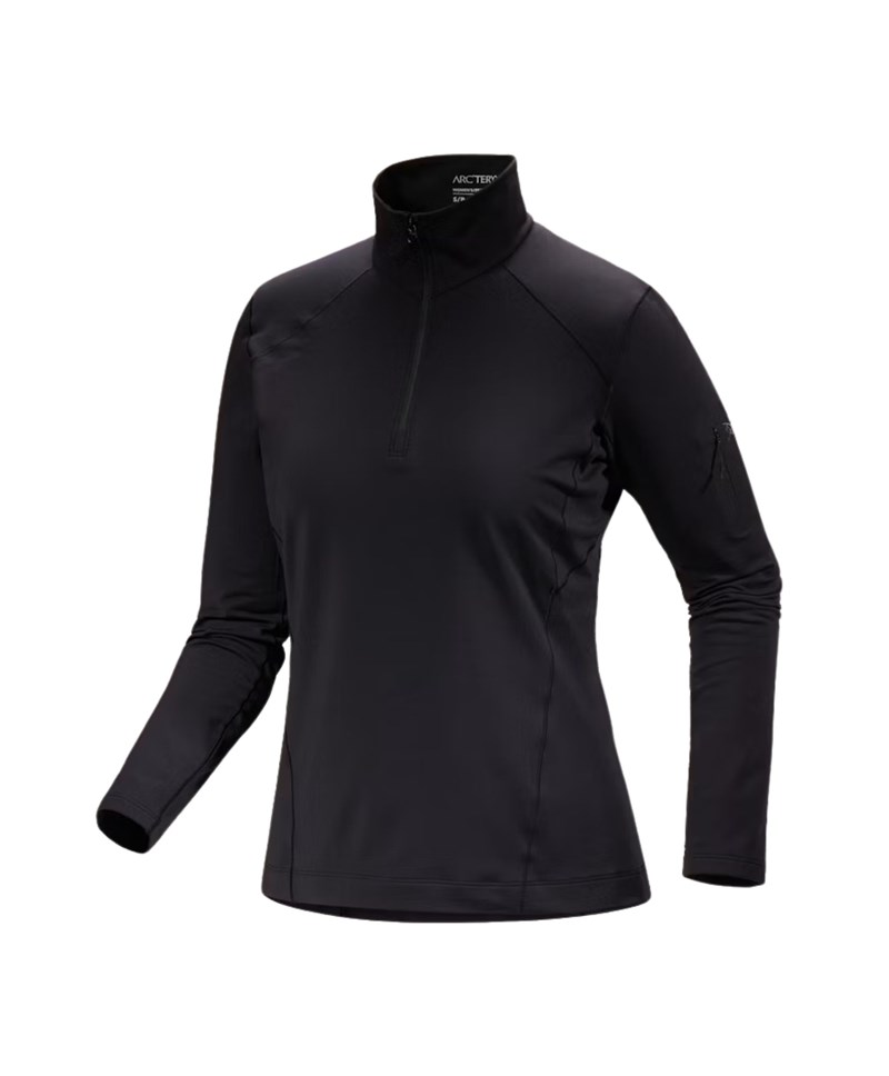 Arcteryx Rho Zip Neck W Black.