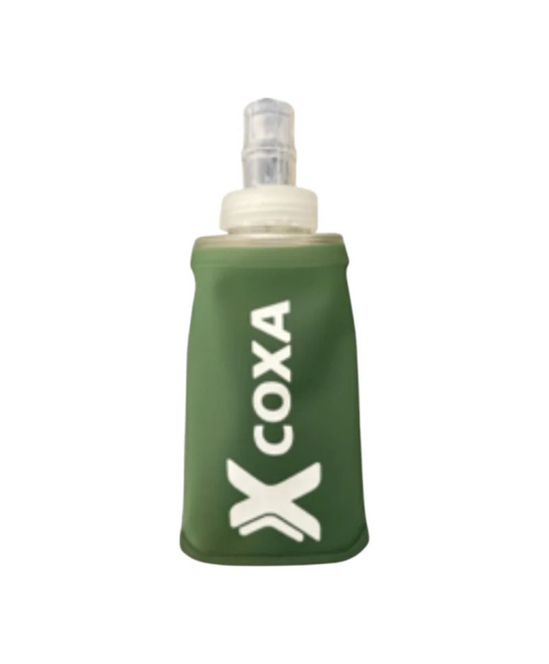Coxa Soft Flask 150 Ml Racing Med Velcro Tejp Grön