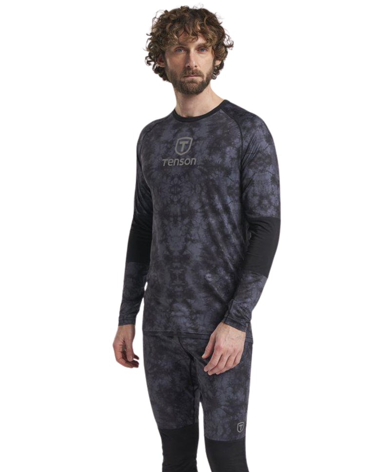 Tenson Quick Dry Basellayer Men Grey/Green