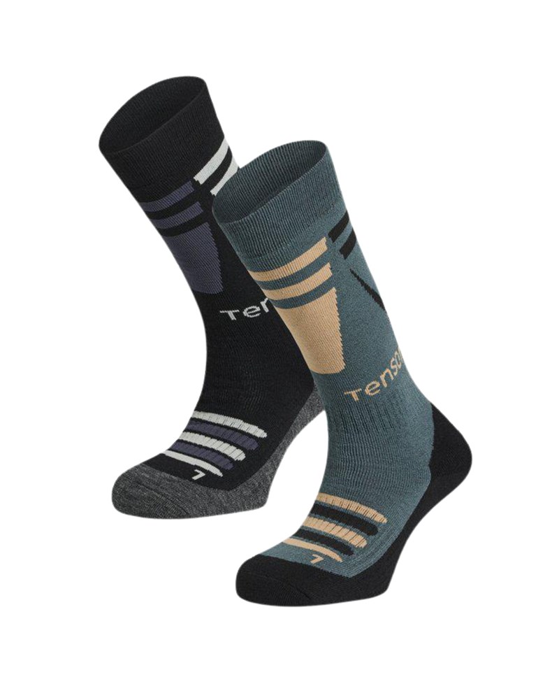 Tenson Core Ski Sock Grey Green