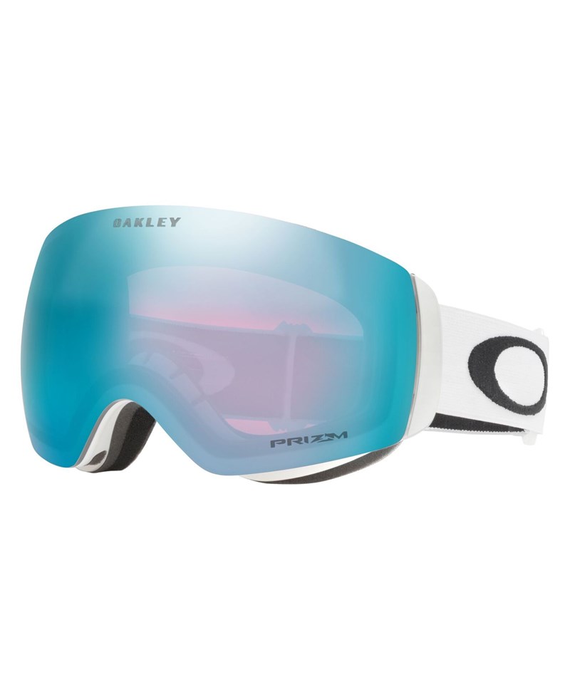 Oakley Flight Deck M Prizm Snow Sapphire Iridium Lenses, Matte White St