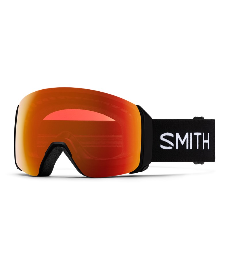 Smith 4D Mag Xl Black + ChromaPop Everyday Red Mirror Lens
