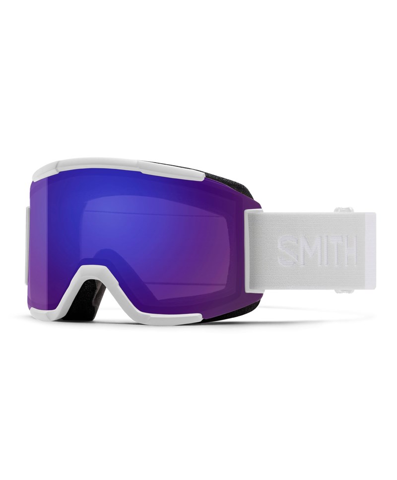 Smith Squad White Vapor + ChromaPop Everyday Violet Mirror Len