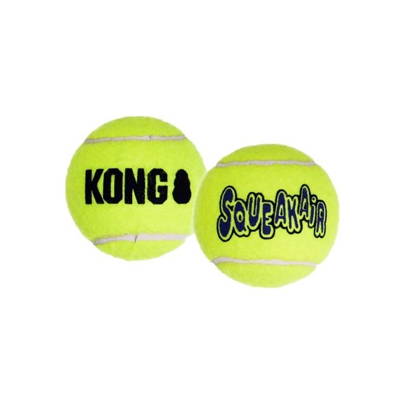 Hundleksak Kong Tennisboll squeaker 2-p