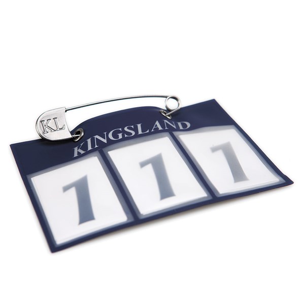 Nummerlapp Classic Kl Navy 2-Pack