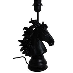 Lampfot Häst H45 svart