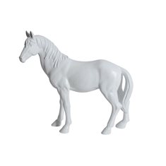 Staty Häst L30 vit