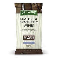 Oakwood leather & synthetic wipes