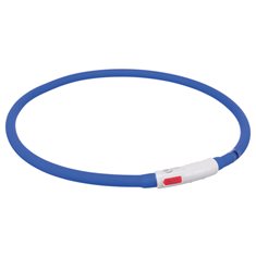 Flash light ring USB silikon blå