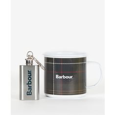 Barbour Mug and miniflask classic tartan