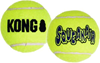 Hundleksak Kong Tennisboll squeaker 2-p