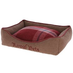 Hundbädd Royal Brown/Red