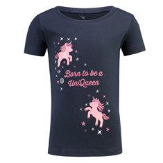 T-shirt Kids Unicorn  Navy