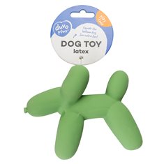 Hundleksak latex Ballongdjur Husky Grön