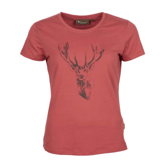 T-shirt Red Deer W  Rusty Pink