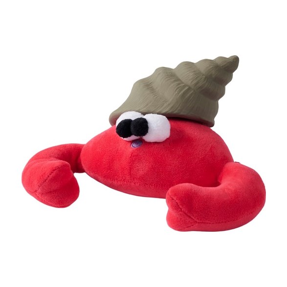 Hundleksak Companion Dizzy Crab Red