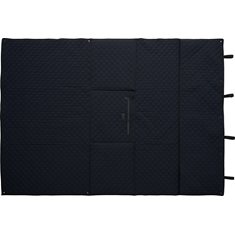 Stable Curtain Quilted Black