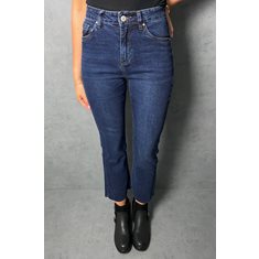 Jeans Cropped Flare High