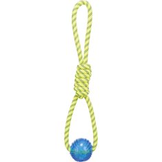 Hundleksak Aqua Toy Flytande rep med boll