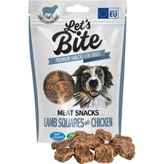 Lets bite Meat,Lamb Squares with ckicken  80g