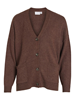 Cardigan Iril L/S Oversize Shaved Chocolate