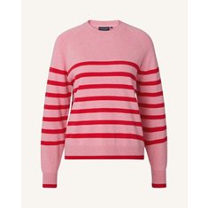 Tröja Freya Cotton/Cashmere Pink/Red Stripe