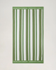 Handduk Striped Terry Cotton 100x180 Green/White