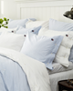 Pin Point Blue/White Pillowcase 50x60