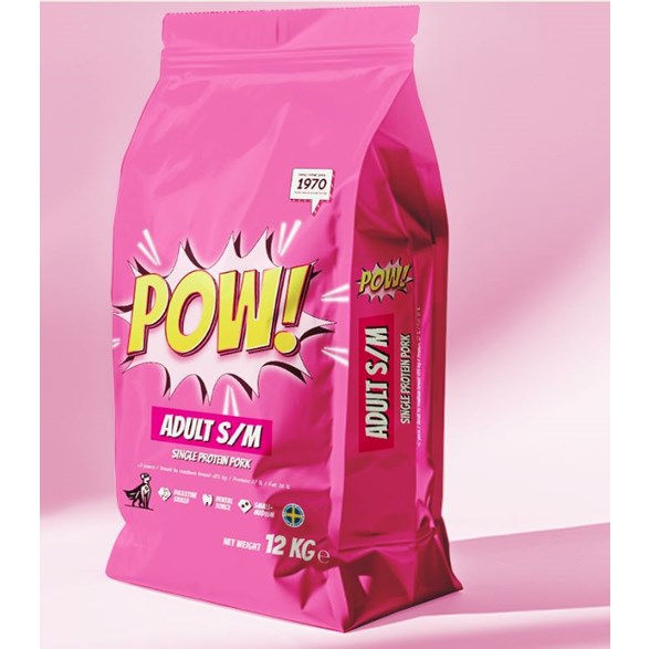 Pow! Hund Adult S/M  Pork 2kg