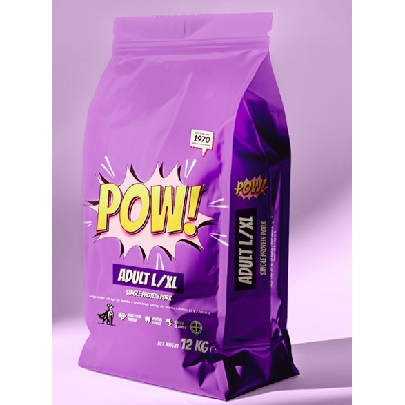 Pow! Hund Adult Large Pork 12kg