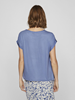 Top Ellette satin Bijou Blue