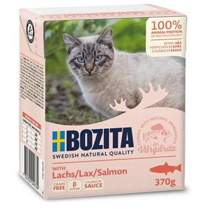 Bozita Katt Bitar I Sås Med Lax Big 370Gr