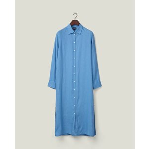 Klänning Long Linen Shirt Dress