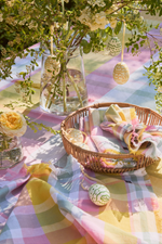 Round Rattan Tray M Natural