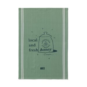 Fresh Honey Cotton Kitchen Towel Green 50X70