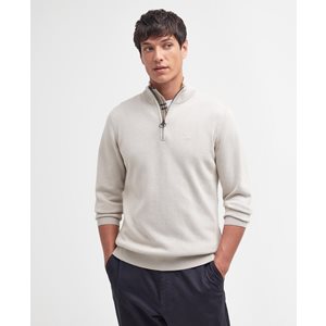 Tröja Cotton Half Zip Knitted