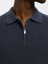 Piké Cran Knit Structure Half Zip
