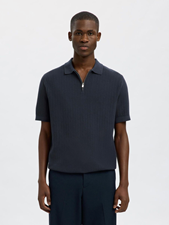 Piké Cran Knit Structure Half Zip