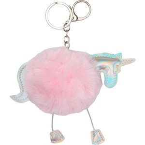 Eq Unicorn Pompon Keyhanger