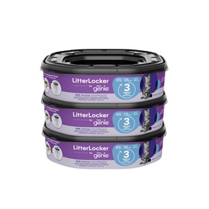 Litter Locker By Littergenie Refill  3-Pack