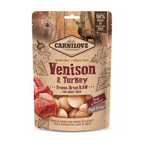 Hundgodis Cl Freeze-Dried Raw Snacks Venison&Turke