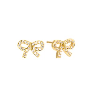 Crystal Bow Earring