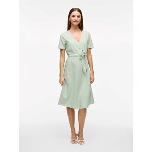 Klänning Prisilla S/S V-Neck Midi