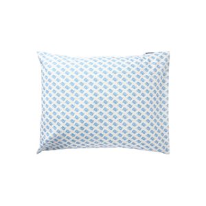 White/Blue Shell Printed Cotton Poplin Pillowcase