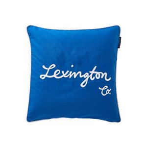 Logo Organic Cotton Twill Pillow Cover