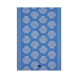 Shell Jacquard Organic Cotton Kitchen Towel
